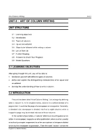 Unit 3 Setting