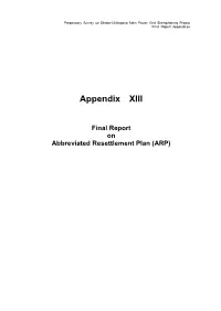 Appendix XIII