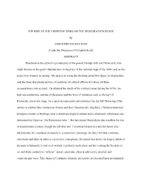 THE RISE of the LIBERTINE HERO on the RESTORATION STAGE by JAMES BRYAN HILEMAN (Under the Direction of Elizabeth Kraft)