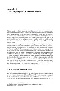 The Language of Differential Forms