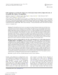 Field Collections Reveal That São Tomé Is the Afrotropical Island with the Highest Diversity of Drosophilid ﬂies (Diptera: Drosophilidae) Stéphane R