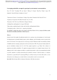 Leveraging Probability Concepts for Genotype by Environment Recommendation
