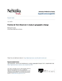 Pomme De Terre Reservoir: a Study in Geographic Change