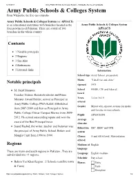 Army Public Schools & Colleges System