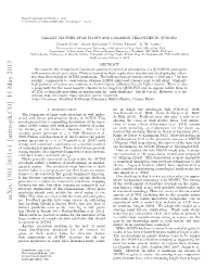 Arxiv:1305.3651V1 [Astro-Ph.CO] 15 May 2013 E Omn Ttendso Lmns Ist the to Fits Galaxy the to at and ﬁlaments