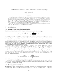 Dieudonné Modules and the Classification of Formal Groups
