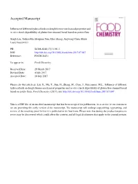 Influence of Different Hydrocolloids on Dough Thermo-Mechanical Properties and in Vitro Starch Digestibility of Gluten-Free Steamed Bread Based on Potato Flour