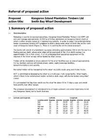 Referral of Proposed Action Form