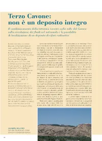 Terzo Cavone: Non È Un Deposito Integro