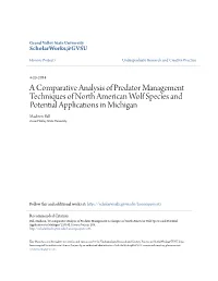A Comparative Analysis of Predator Management Techniques of North