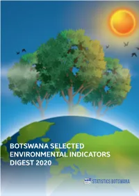 Botswana Selected Environmental Indicators Digest 2020