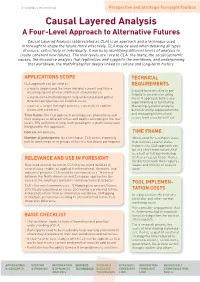 Causal Layered Analysis
