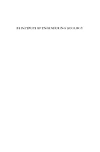 Principles of Engineering Geology Principles of Engineering Geology