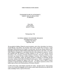 THEORY and an APPLICATION to PRISONS Oliver Hart Andrei