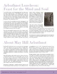 2018 May Hill Arbuthnot Lecture