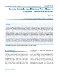 General Circulation and Principal Wave Modes in Andaman Sea from Observations