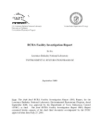 RCRA Facility Investigation Report