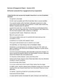 Summer 2018 All Freetext Comments from Engagement Survey