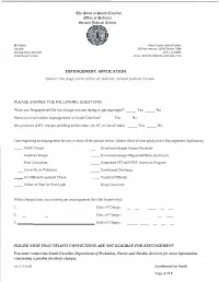 EXPUNGEMENT APPLICATION (Submit This Page to the Office of Solicitor, Second Judicial Circuit)