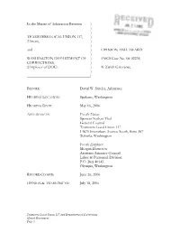 Arbitration Decision