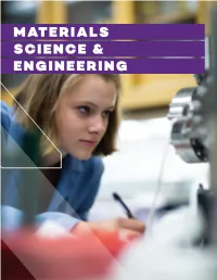 Materials Science & Engineering