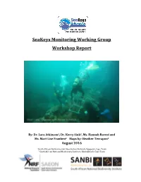 Seakeys Monitoring Working Group Workshop Report