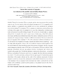 Tumour-Like Anomaly of Copepods - an Evaluation of the Possible Causes in Indian Marine Waters *L