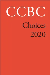 CCBC Choices 2020 