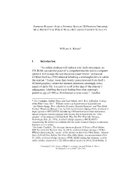 William A. Raven* I. Introduction