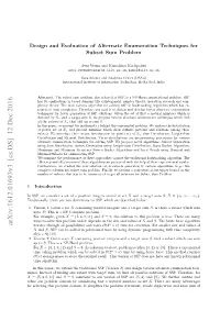 Arxiv:1612.01693V3 [Cs.DS] 12 Dec 2016 Iterates Through All Possibilities and Takes O(2N × N) Time for Execution