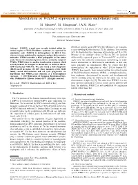 Modulation of WHSC2 Expression in Human Endothelial Cells