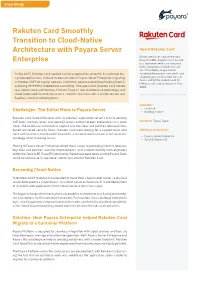 Rakuten Card Smoothly Transition to Cloud-Native Architecture With