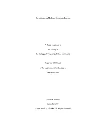 Re:Visions : a Mother's Secondary Images a Thesis Presented to The