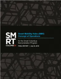 Smart Mobility Hubs (SMH) Concept of Operations for the Smart Columbus Demonstration Program