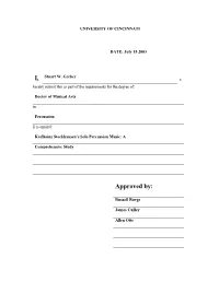 THESIS by Stuart W