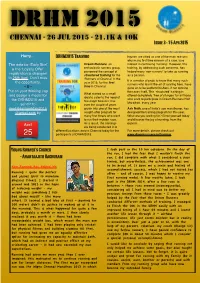CHENNAI - 26 JUL 2015 - 21.1K & 10K Issue 3 - 1 5 Apr 2015