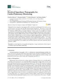 Electrical Impedance Tomography for Cardio-Pulmonary Monitoring