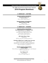 2014 Program Nominees