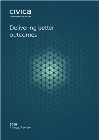 Delivering Better Outcomes