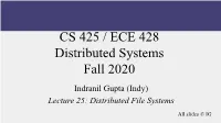 Distributed File Systems