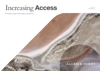 Increasing Access JUN-DEC 2021 Pro Bono and Community Investment This PDF Has Elements Contents of Interactivity