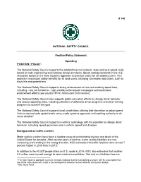 Lowering – Not Raising – Speed Limits