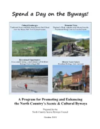 Spend a Day on the Byways Report