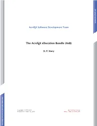 The Acrotex Education Bundle for Latex, Manual of Usage