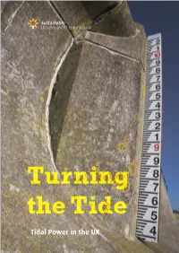 Turning the Tide, Tidal Power in the UK