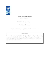 UNDP Project Document