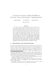 A Constructive Study of Stochastic Games with Strategic