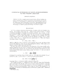 Canonical Extensions of Morita Homomorphisms to the Ptolemy Groupoid