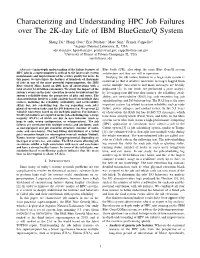 Characterizing and Understanding HPC Job Failures Over the 2K-Day Life of IBM Bluegene/Q System