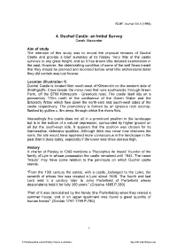 Duchal Castle: an Initial Survey Derek Alexander
